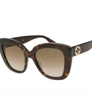 Gucci Brown Tortoise Sunglasses